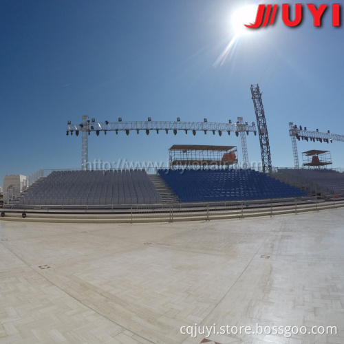 JY-716 portable scaffolding grandstand with plastic chair